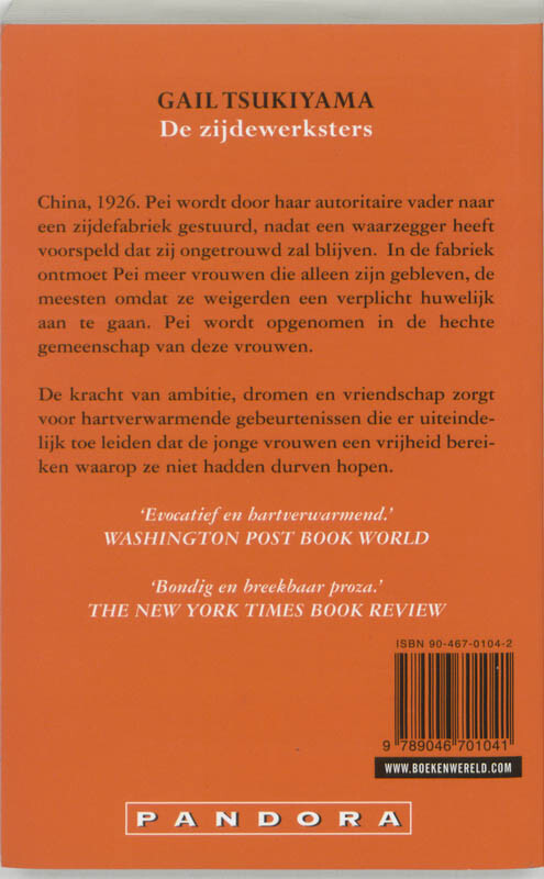 Zijdewerksters / Pandora pockets achterkant