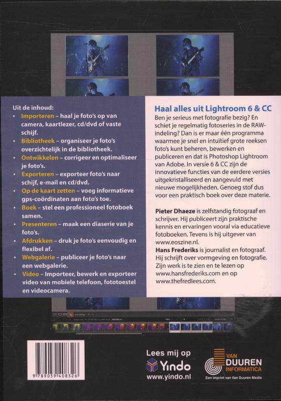 Ontdek Adobe Photoshop Lightroom 6 & CC / Ontdek! achterkant