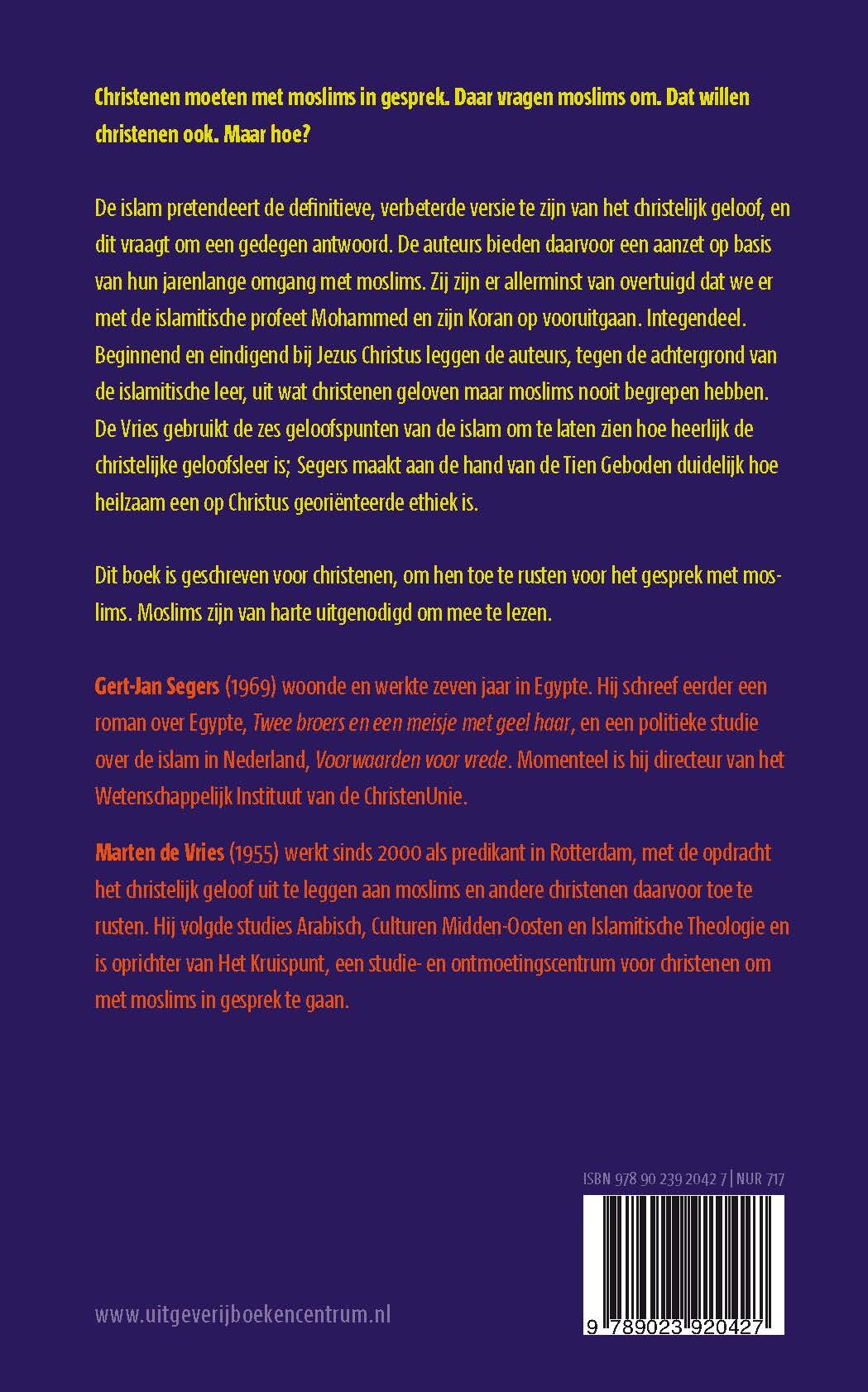 Wat christenen geloven & moslims niet begrijpen achterkant