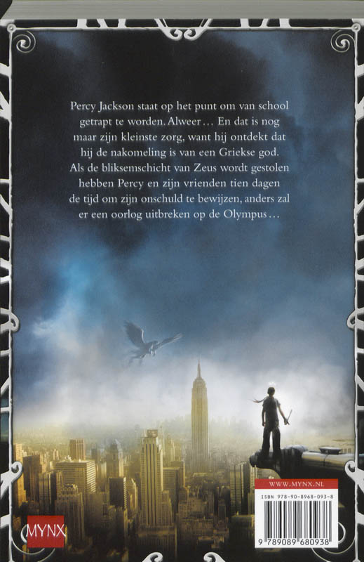 Percy Jackson en de olympiers / De bliksemdief achterkant