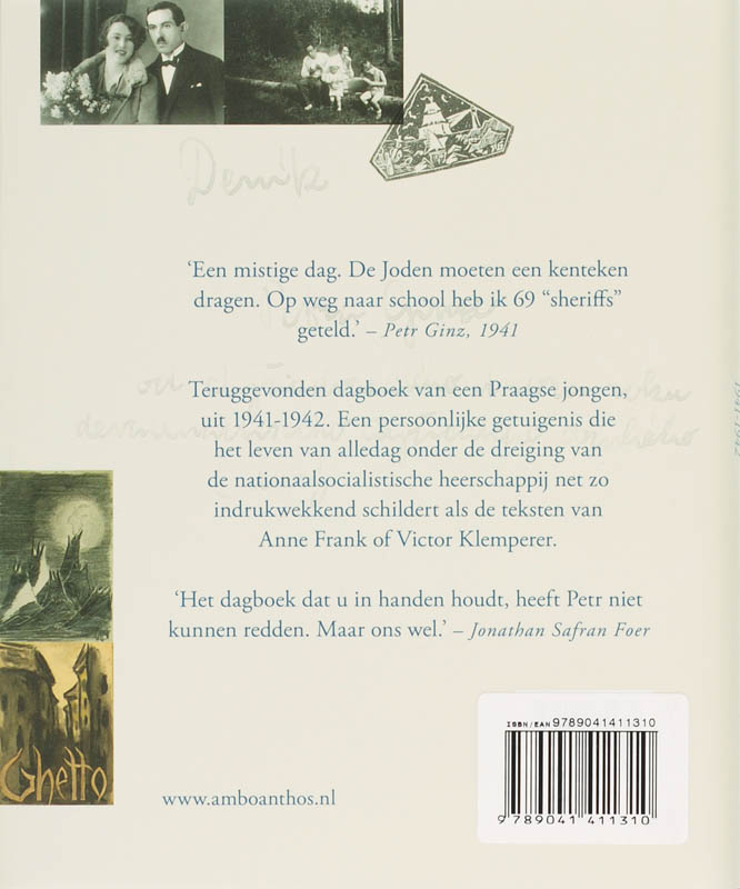 Praags Dagboek 1941 1942 achterkant