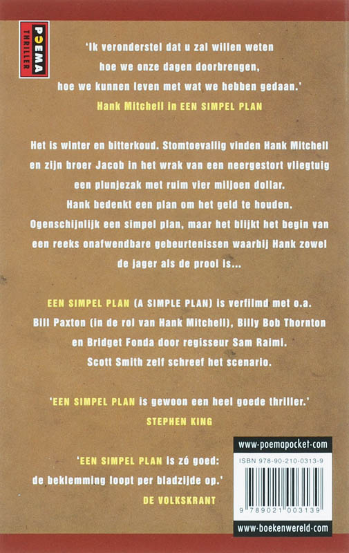 Een simpel plan Filmeditie achterkant