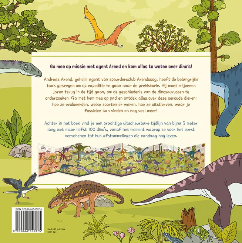 De wereld van de dinosaurussen achterkant