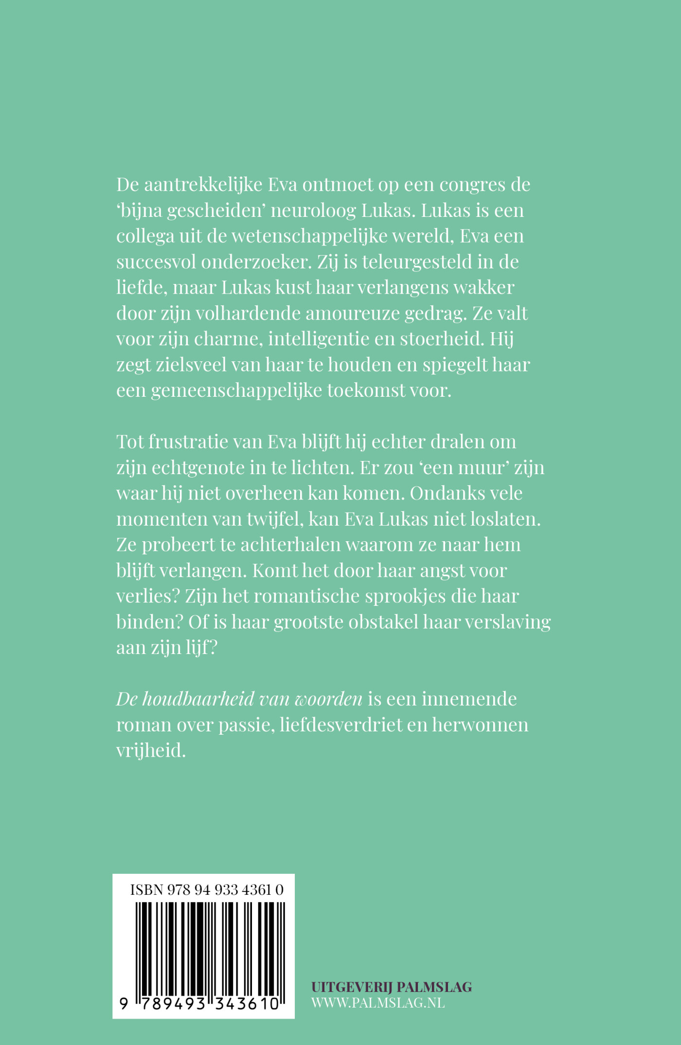 De houdbaarheid van woorden achterkant