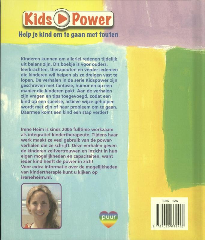 Bang voor fouten / Kids Power achterkant