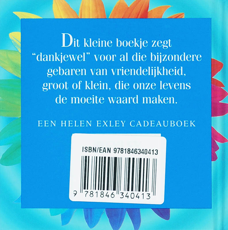 DANKJEWEL BOEKJE DANKJEWEL BOEKJE achterkant