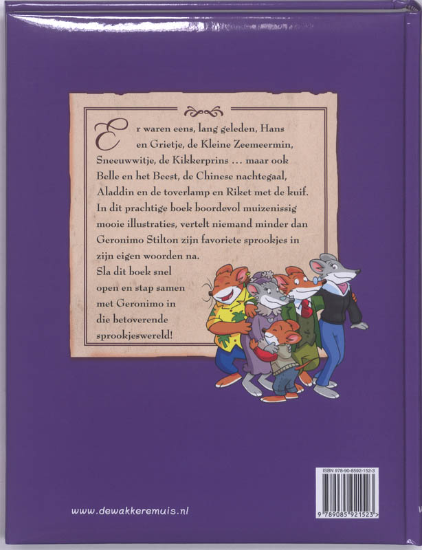 Geronimo's Sprookjesboek / Geronimo Stilton Geronimo's Sprookjesboek / Geronimo Stilton achterkant