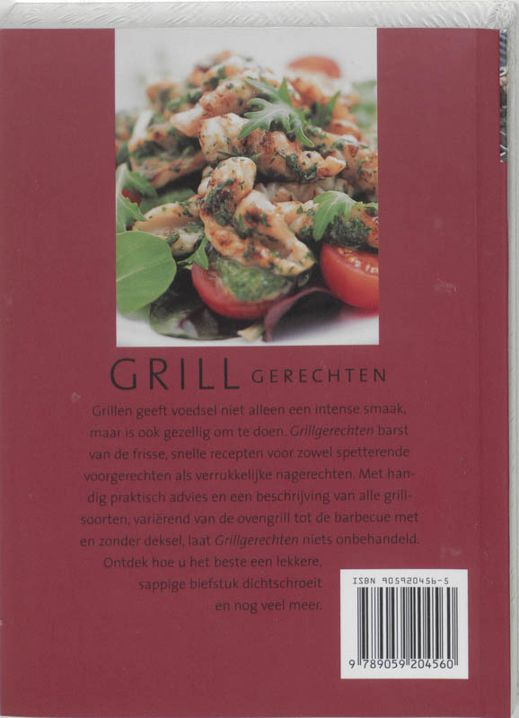 Grillgerechten achterkant