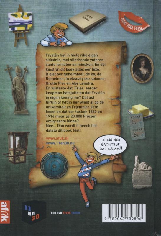Gewoan gek op skiednis achterkant