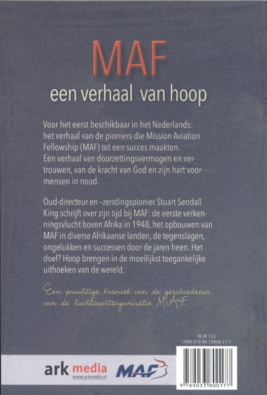 MAF, EEN VERHAAL VAN HOOP MAF, EEN VERHAAL VAN HOOP achterkant