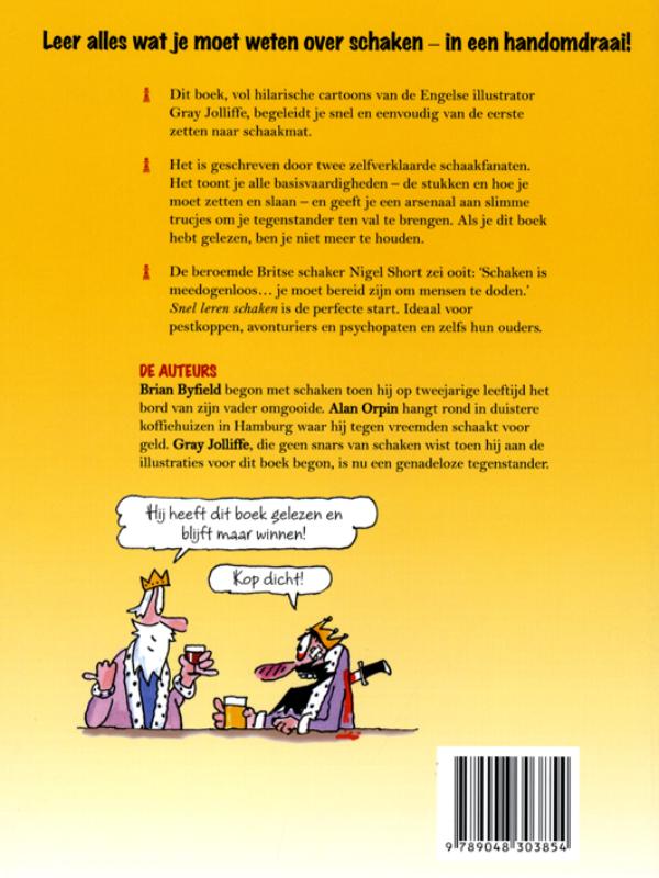 Snel leren schaken Snel leren schaken achterkant