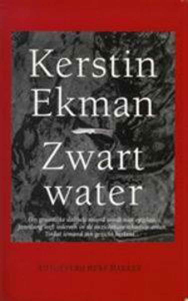 Kerstin Ekman Zwart Water thumbnail