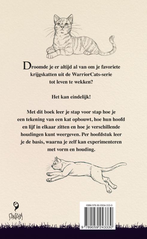 Warrior cats schetsboek achterkant