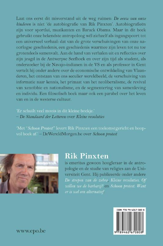 De eeuw van onze kinderen achterkant