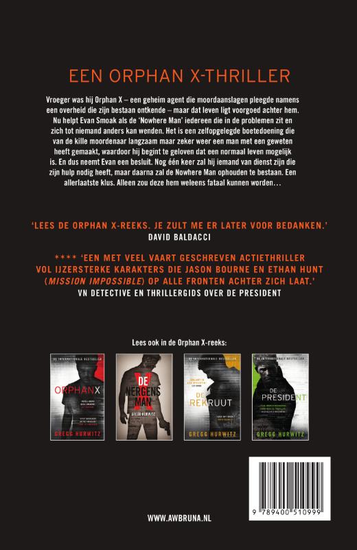 De accountant / Orphan X / 5 De accountant / Orphan X / 5 achterkant