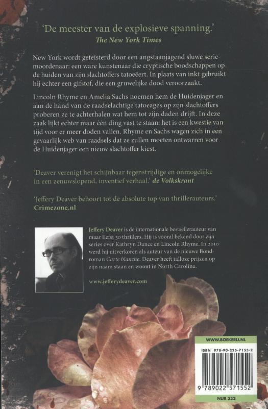 Met huid en haar / Lincoln Rhyme Met huid en haar / Lincoln Rhyme achterkant