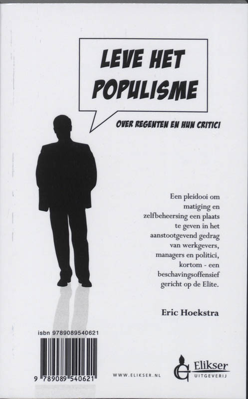 boekenbalie_9789089540621_cover Leve Het Populisme/Weg Met De Randstad