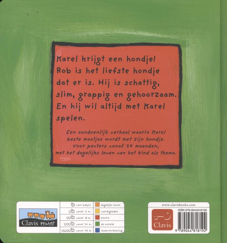 Karel en Kaatje  -   Karel krijgt een hondje achterkant