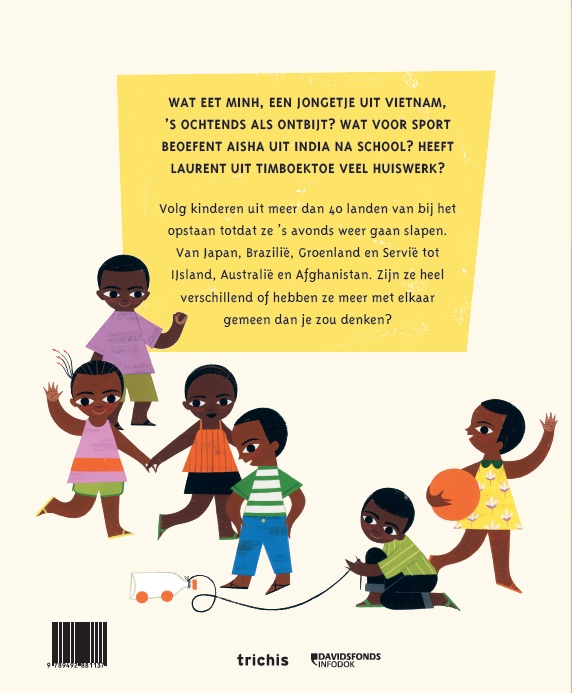 De wereld rond in een dag achterkant