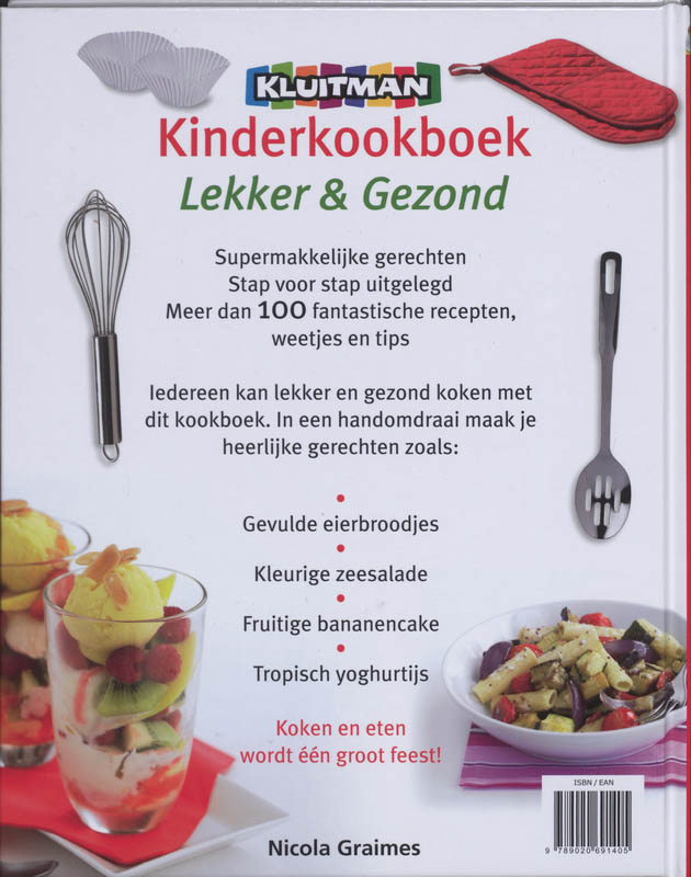 Kluitman kinderkookboek achterkant