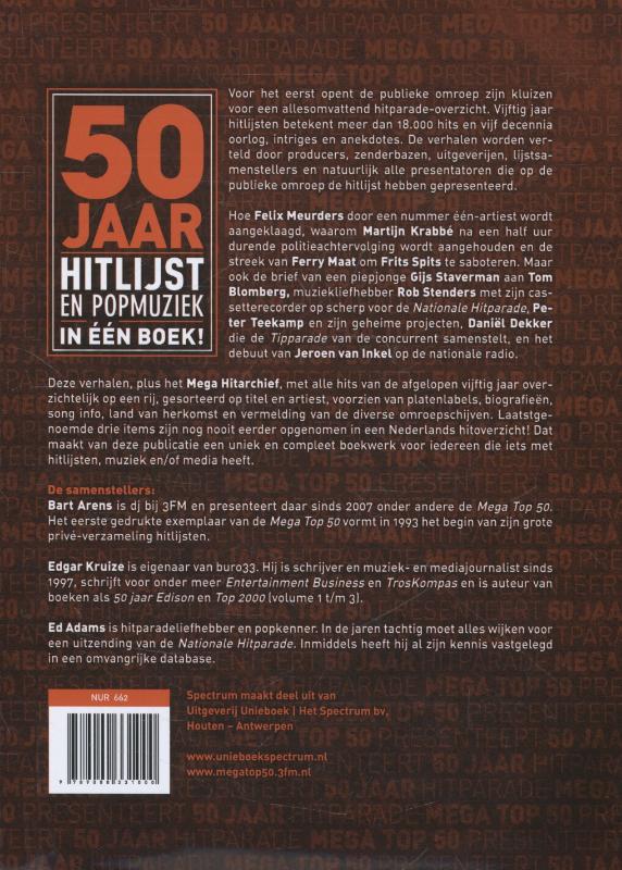 50 jaar hitparade achterkant