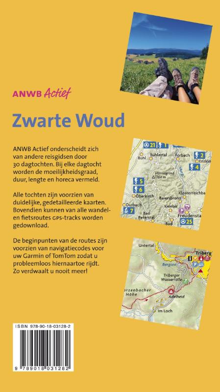 Zwarte woud / ANWB actief & anders achterkant