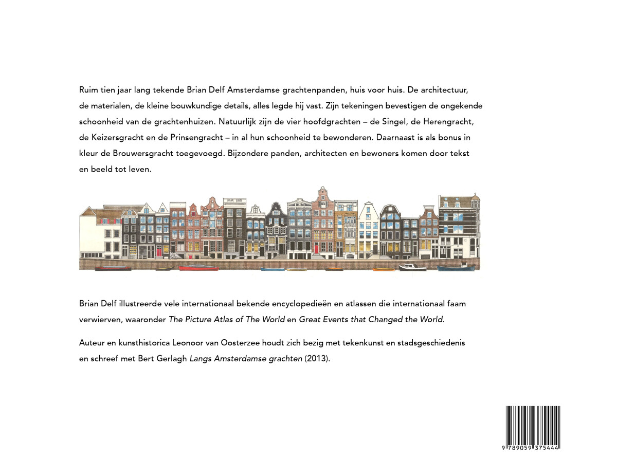 De grachten van Amsterdam achterkant