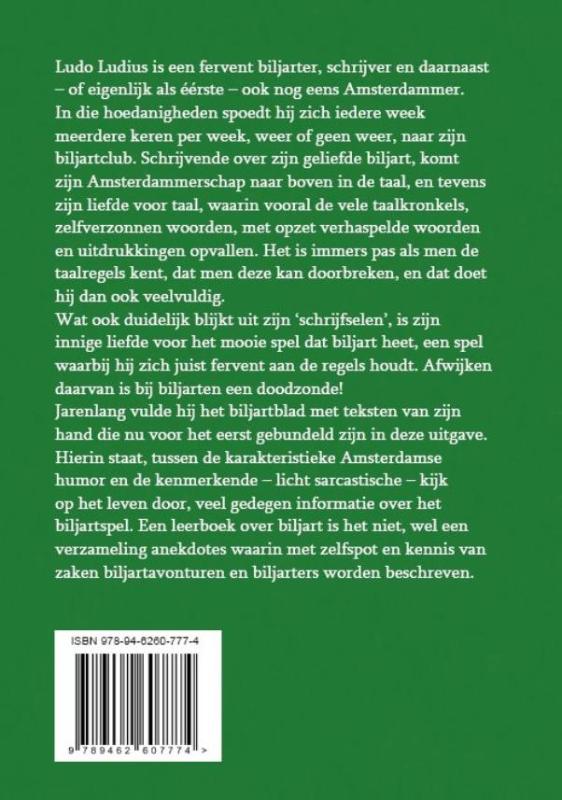 Ik weet toevallig dat het laken groen is achterkant