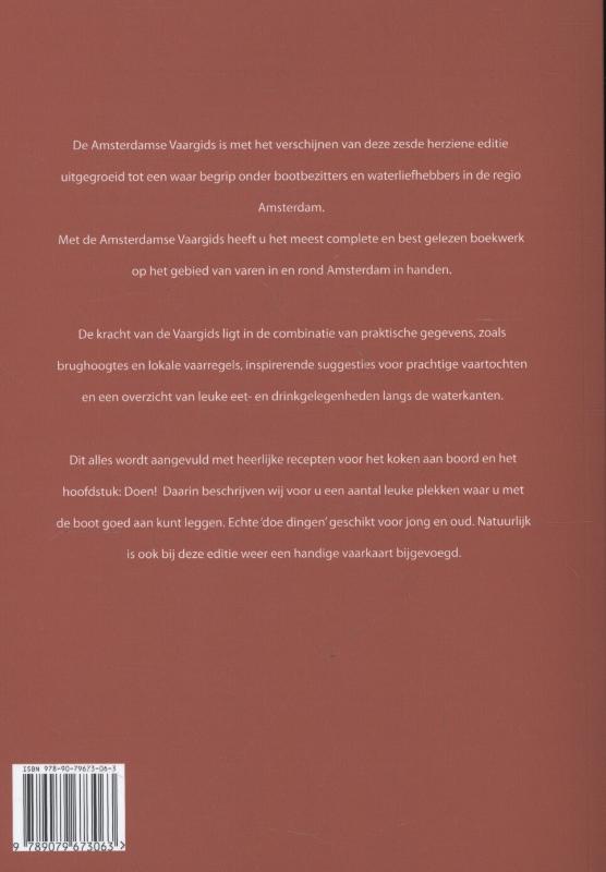 De Amsterdamse vaargids achterkant
