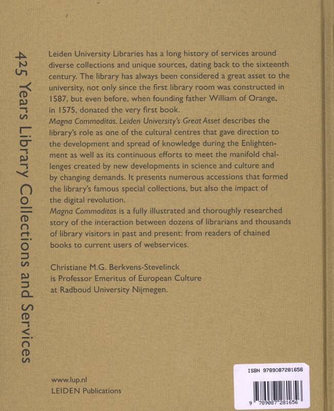 Magna commoditas Magna commoditas achterkant