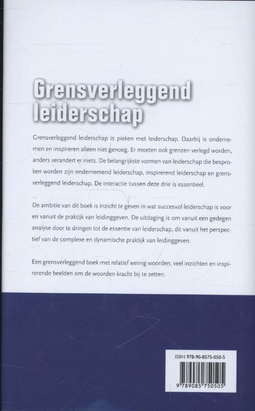 Grensverleggend leiderschap achterkant