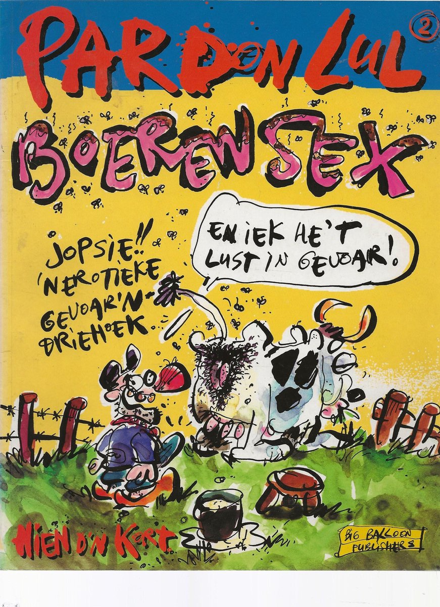 boekenbalie_8711854089012_cover Pardon Lul  2 - Boeren Sex Stripboek