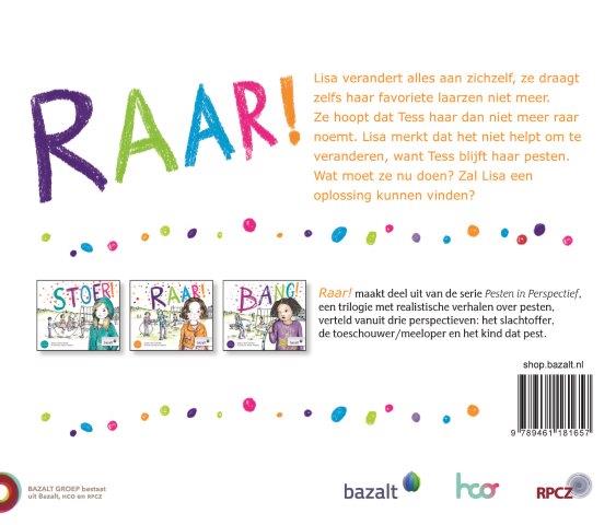Raar / Pesten in Perspectief achterkant