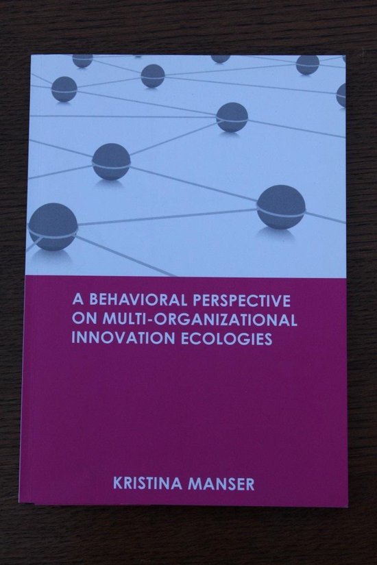 A behavioral perspective on multi-organizational innovation ecologies