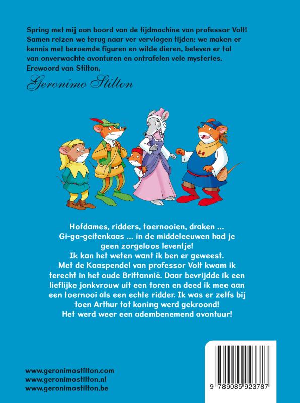 Het kasteel van koning Arthur / Geronimo Stilton / Serie 1-3 achterkant