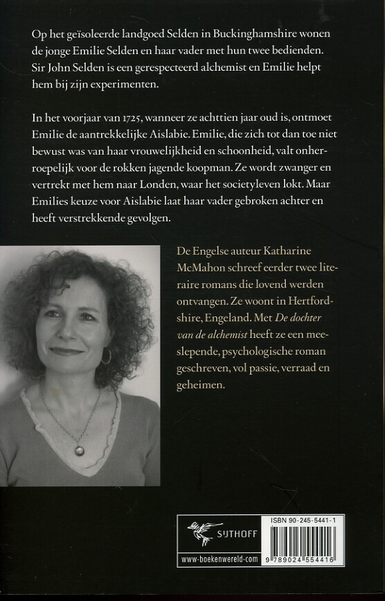 De dochter van de alchemist achterkant