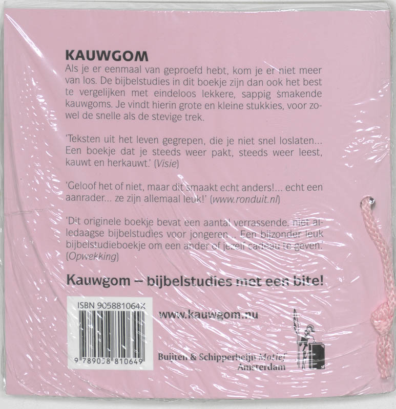 Kauwgom Kauwgom achterkant