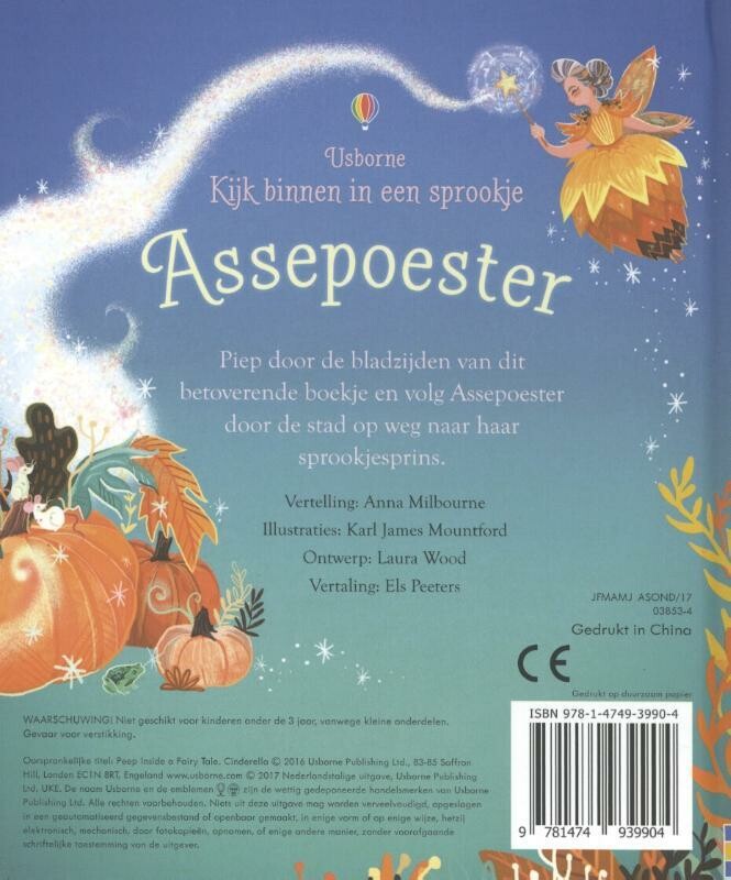 Assepoester / Kijk binnen in een sprookje achterkant