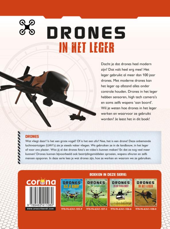Drones - Drones in het leger achterkant