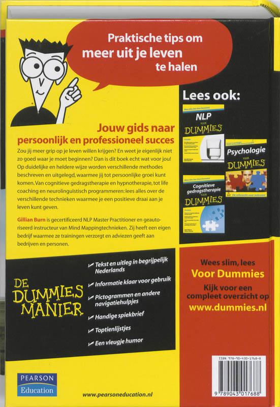 Voor Dummies - De Grote Persoonlijke groei voor Dummies achterkant