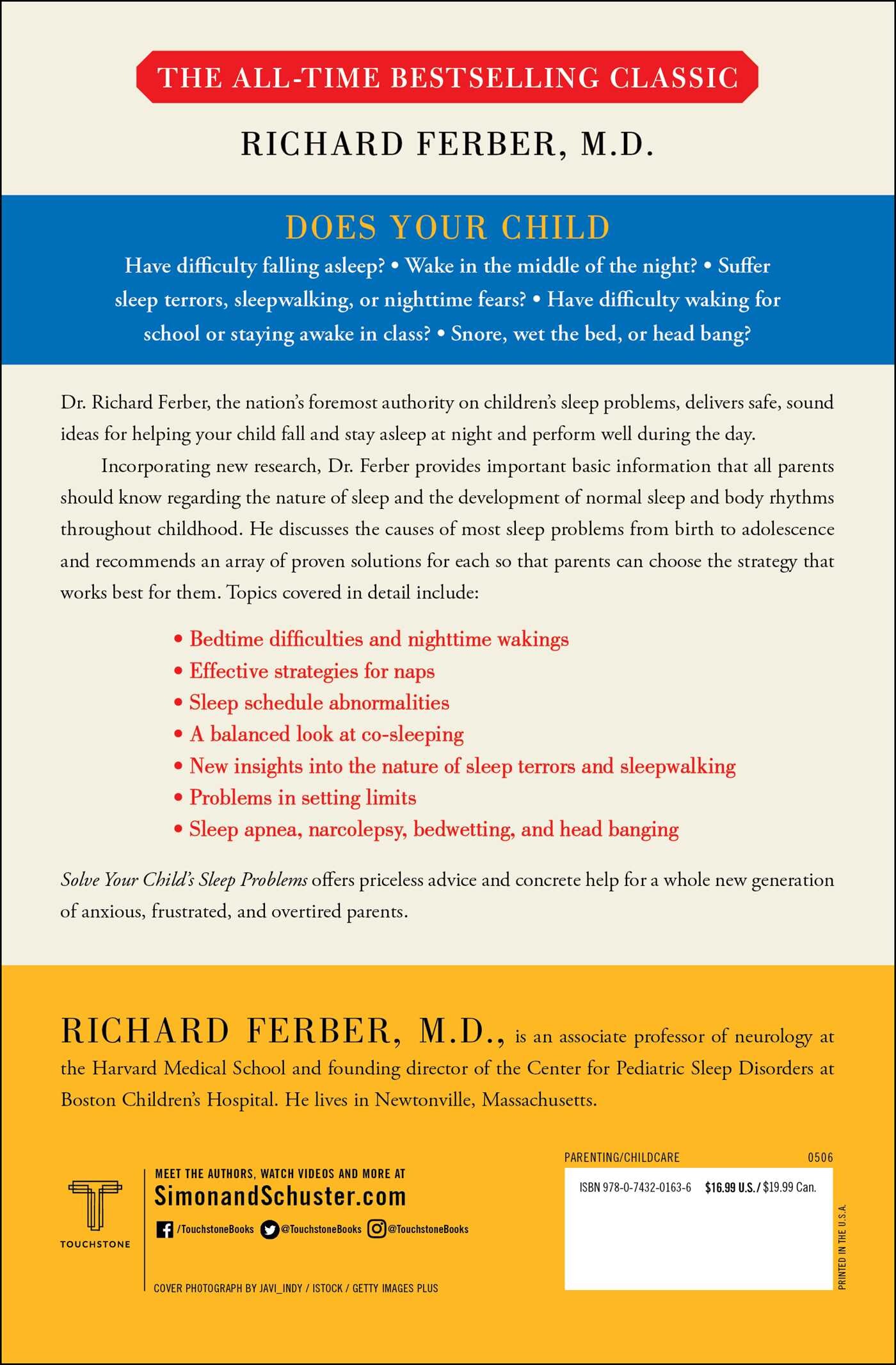 Solve Your Child's Sleep Problems achterkant