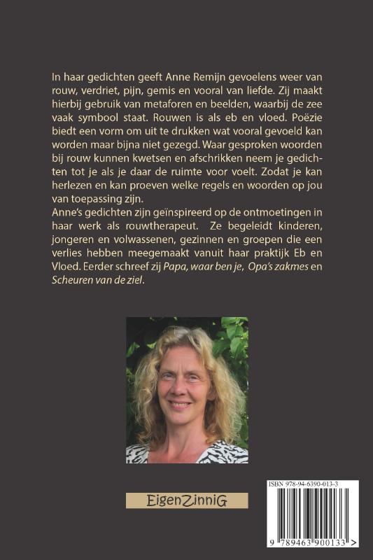 Rouwen tussen eb en vloed achterkant