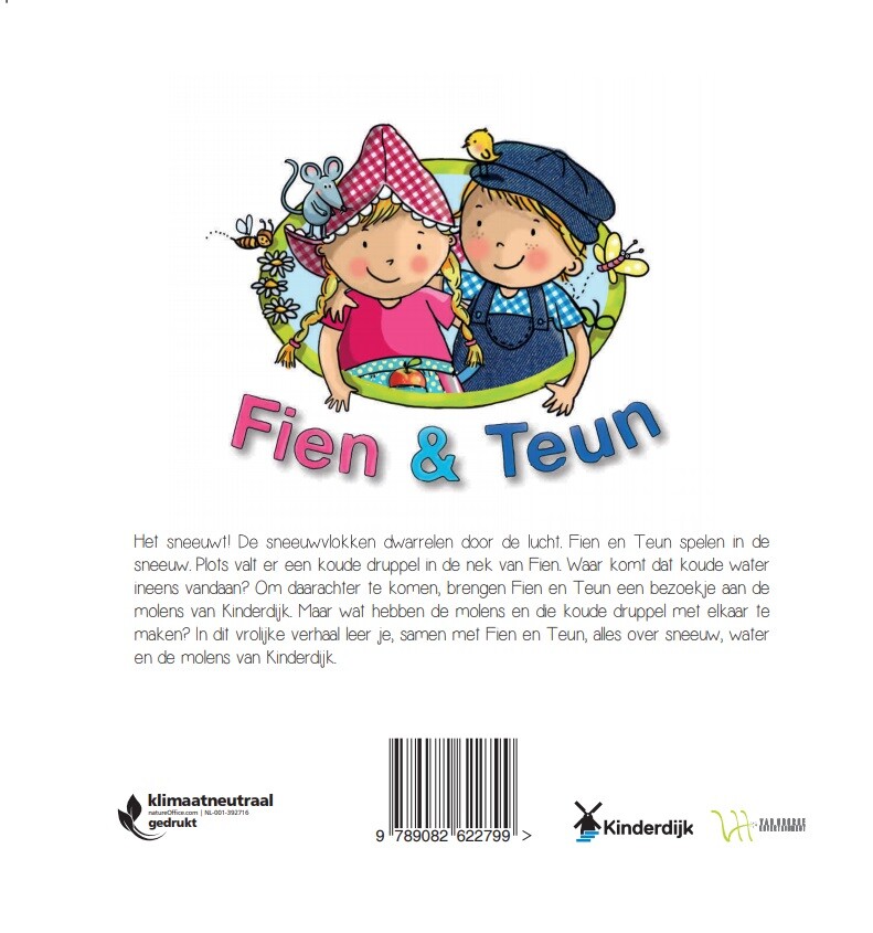 Fien & Teun en de Mooie Molens van Kinderdijk / Fien & Teun achterkant