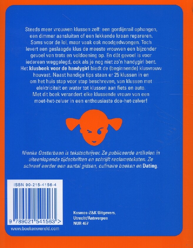Klusboek voor de handygirl achterkant