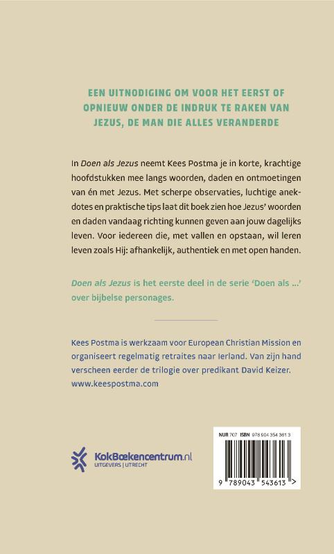 Doen als Jezus / Doen als... / 1 achterkant