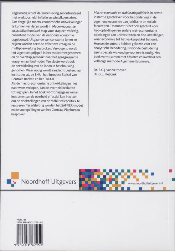 Macro-economie en stabilisatiepolitiek achterkant