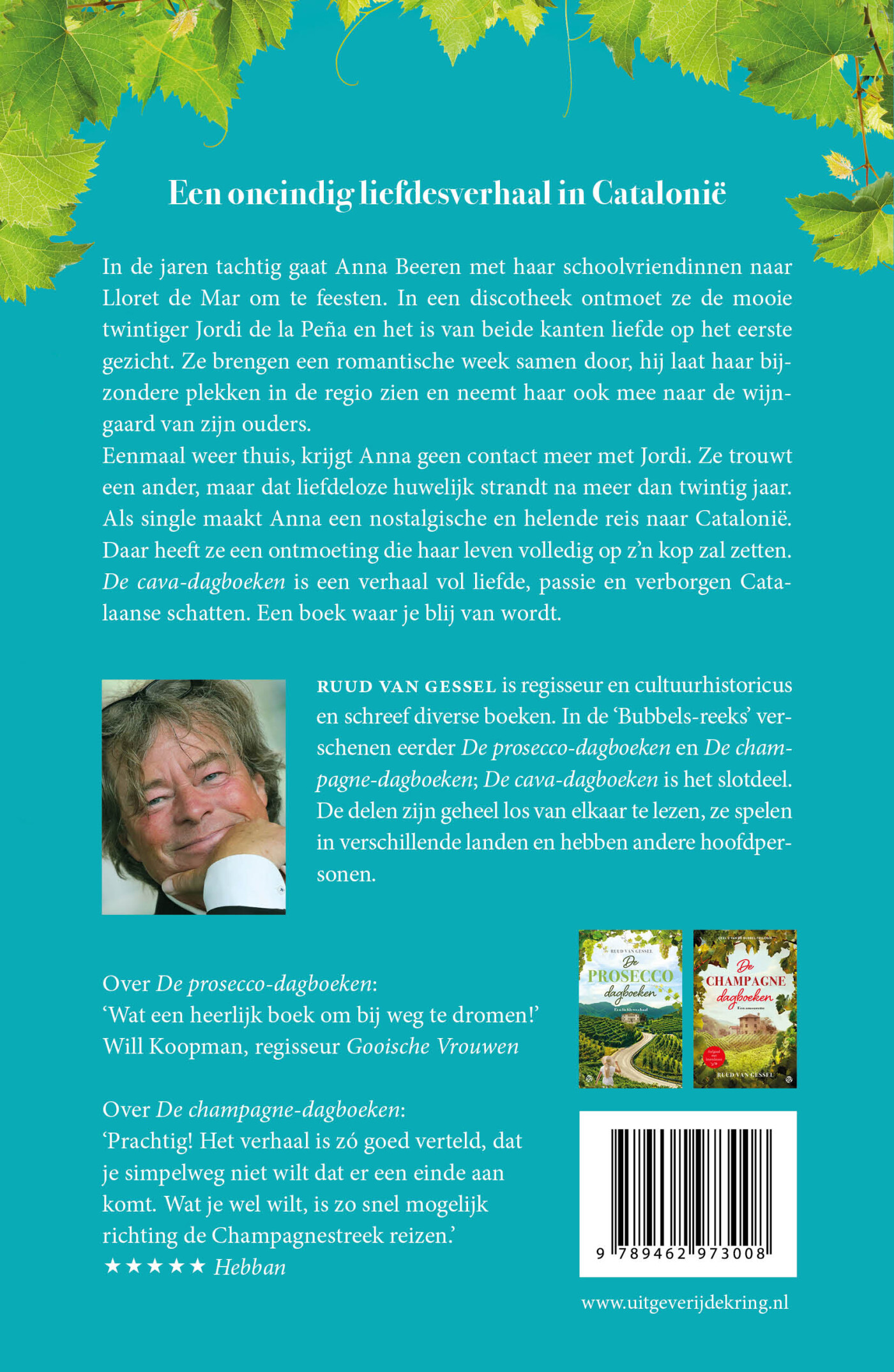 De cava dagboeken / Bubbel-trilogie / 3 achterkant
