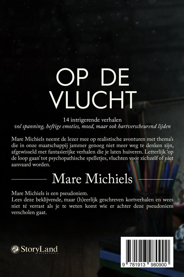 Op de vlucht achterkant