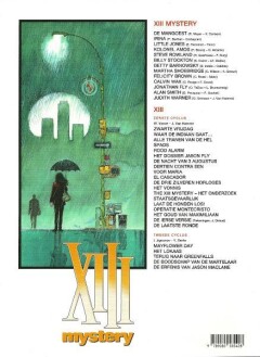 Judith Warner / XIII Mystery - SC / 13 achterkant
