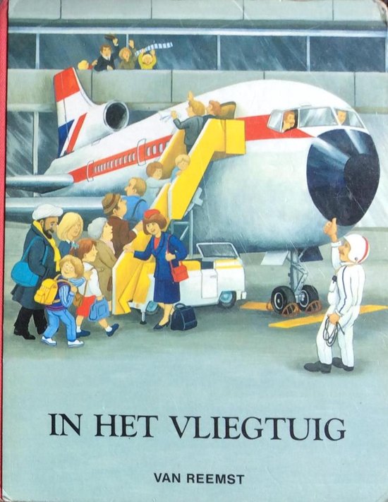 In het vliegtuig